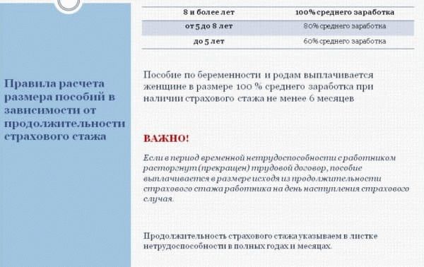 Что нужно знать о расчете пособия по беременности и родам