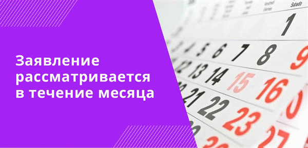 Заявления на получение социальной помощи рассматриваются в течение одного месяца.